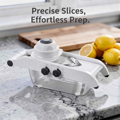 Cortadora multifuncional para frutas y verduras blanca miniatura 4