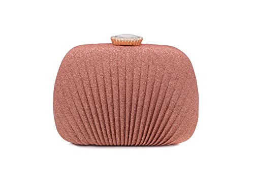 Pochette de soirée plissée idéale pour mariage et grands bals de fin d'année