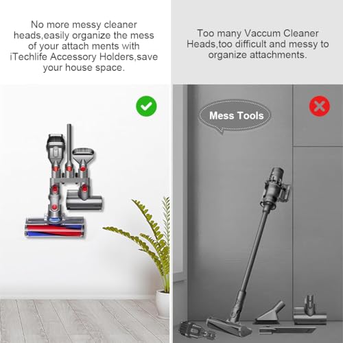 Image of HASTHIP ABS Accessory Holder Without Drilling for Dyson V6 V7 V8 V10 V11