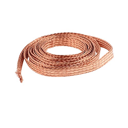 Aexit 6 Square Parts & Accessories Millimeter Thickness 2M Length Flat Electrical Bare Braided Desoldering Pumps Copper Wire