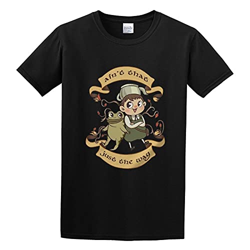 DEfrat Over The Garden Wall Wirt Greg Beatrice Mens T-Shirt Graphic Unisex Tee Shirt Black S