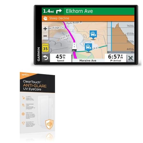 BoxWave Screen Protector Compatible With Garmin RV 780 - ClearTouch Anti-Glare Anti-UV EyeCare (2-Pack), Filters out Harmful Blue Light Reduce Fatigue