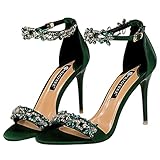 Photo Gallery bluloo scarpe donna tacco donne 9 cm tacchi alti sandali cristallini cristallini da sposa tacchi da sposa sandles glitter ballo elegante cinturino in raso elegante-silk green,9 Photo Gallery bluloo scarpe donna tacco donne 9 cm tacchi alti sandali cristallini cristallini da sposa tacchi da sposa sandles glitter ballo elegante cinturino in raso elegante-silk green,9