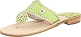 Jack Rogers Women's Palm Beach Platinum Flat Thong
