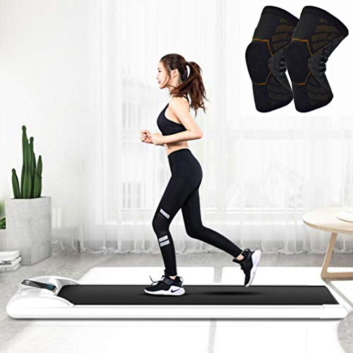 Image of Running Machine Electric Treadmill Office Home Fitness Walking Machine Gym Dedicated Simple Folding with Remote Control Ultra Thin and Silent