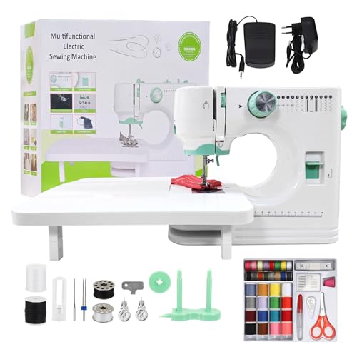 Stoigeld Sewing Machine for Beginners, 32Pcs Sewing Threads Kit,12 Built-in