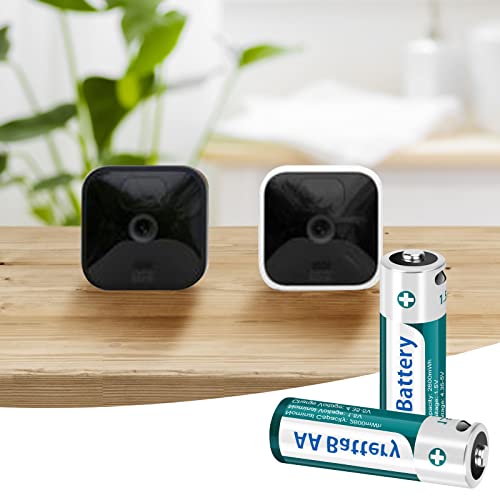 Fitinoch 8 Pack Rechargeable 1.5V Lithium Batteries AA with 4 in 1 USB C Charging Cable, Double A Size Battery 2600mWh for Blink Outdoor Camera Replacement - Thumbnail 7