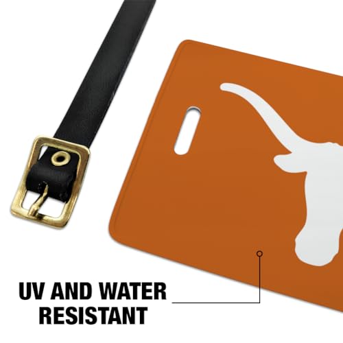 University of Texas Primary Logo Luggage ID Tags Suitcase Carry-On Cards - Set of 24