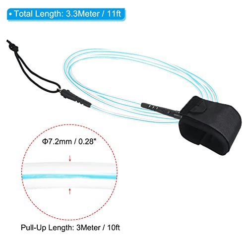 PATIKIL 10.8ft x 7.2mm Tavola Surf Laccetto