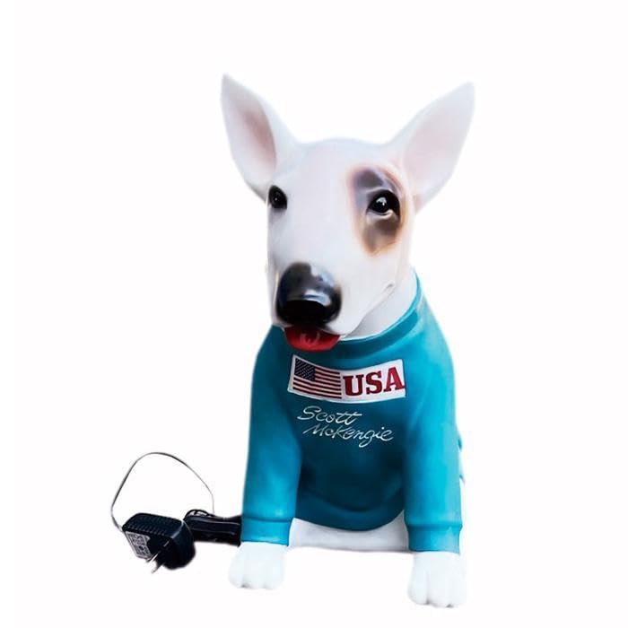 Amazon.co.jp: スタチュー ウィズライト (USAドッグ) 照明 バドライト  