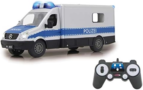 Jamara 405165 Silver 405165-Mercedes Sprinter 1:16 Polizei Blue 2,4GHz-Multi-Player, Rubber Tyres, Horn, Sounds, Lights, Manual Doors - 3
