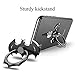 Bat Phone Ring Stand Holder - OATSBASF Cell Phone Ring Holder Finger Grip 360 Degree Rotation Compatible with iPhone 16/15/14/13/12 Pro Max and Other Smartphones（Black+Silver）
