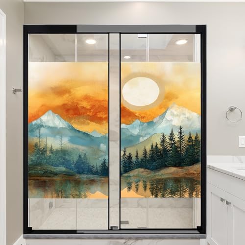 Vinilo decorativo para ventana privacidad 23.6x35.4 pulg x2 pcs miniatura 6