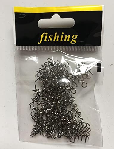 Twistlock, Ami Da Pesca – 50 Ami Da Pesca A Verme Con Perno A Molla Di Centraggio, Per Esche In Plastica Morbida, Esche Per Acqua Salata E Acqua Dolce, Dimensioni 1/0 2/0 - Foto 7