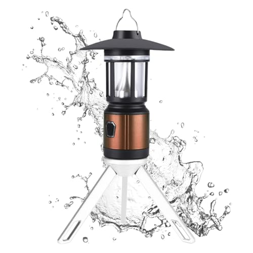 Lampe torche LED étanche et rechargeable, lanterne de camping légère
