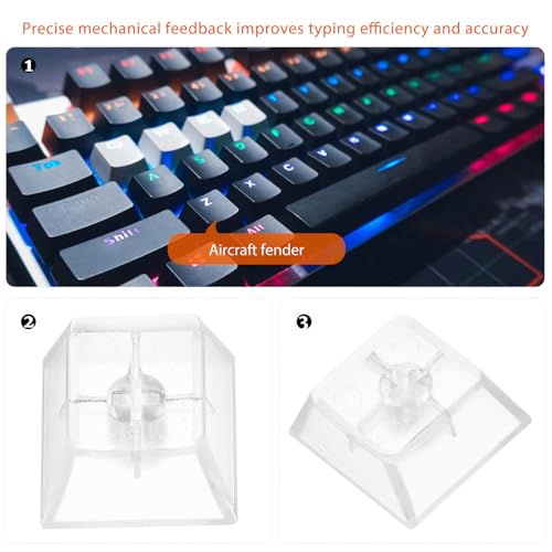 Tapas para teclado mecánico: protege tus interruptores intercambiables con material ABS duradero 3