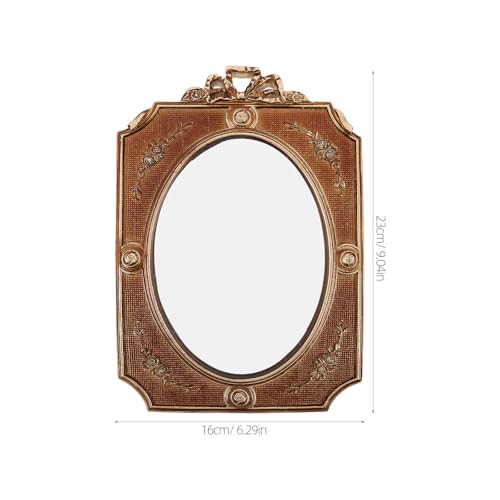 Miroir décoratif vintage de forme arquée et motif nœud - 3