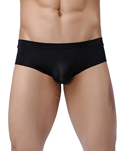YATEEN Mens Traceless Underwear Ice Silk Briefs3