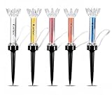 「TSUCIA」ゴルフティー 90mm 5個入り マグネットティー ゴルフロングティー ティー ゴルフ ホルダー ティー 紛失防止 ゴルフ用品