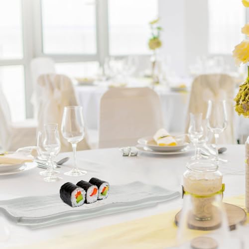 Plato de cerámica estilo japonés para sushi y postre miniatura 7