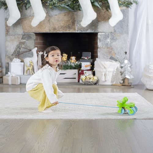 Image of Melissa & Doug First Play Frolicking Frog Wooden Pull Toy (Pack of 6)