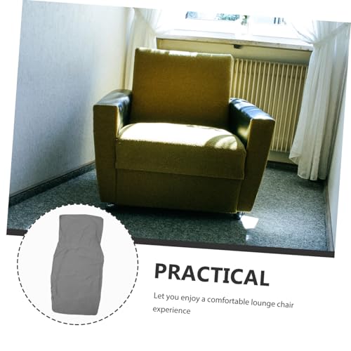 Housse canapé extensible pour méridienne de salon gris moderne