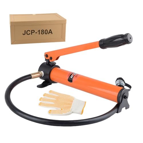 Image of HZLZRZ CP-180 Hydraulic Pump Hand Operated Pump Hydraulic Hand Pump Manual Pump for Porta Power and Jack (1000psi) (HZ-180)