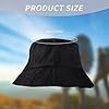 Bucket Hat, 2 Pieces Black Summer Fisherman Sunshade Caps, Unisex Sun Hat, for Travel, Hiking, Beach, Golf Outdoor Activities #1