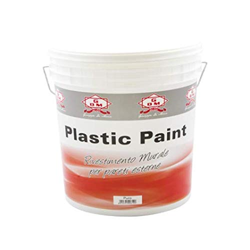 GDM PLASTIC PAINT PURO RIVESTIMENTO MURALE PER ESTERNI DA LITRI 13