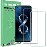 AOKUMA Protector de Pantalla para ASUS 8z, [2 Unidades] Cristal Templado para ASUS 8z F�cil Instalaci�n, Sin Burbujas, Alta Definicion, 9H Dureza, Anti-Ara�azos