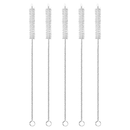 Image of YTM Pack of 5 Baby Straw Cleaning Brush Long | Straw Cleaning 360 Degrees Rotation Long Handle Brush