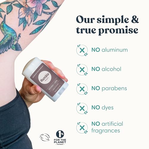 Image of Humble Aluminum-Free Deodorant Stick, Patchouli & Copal - 2 Pack