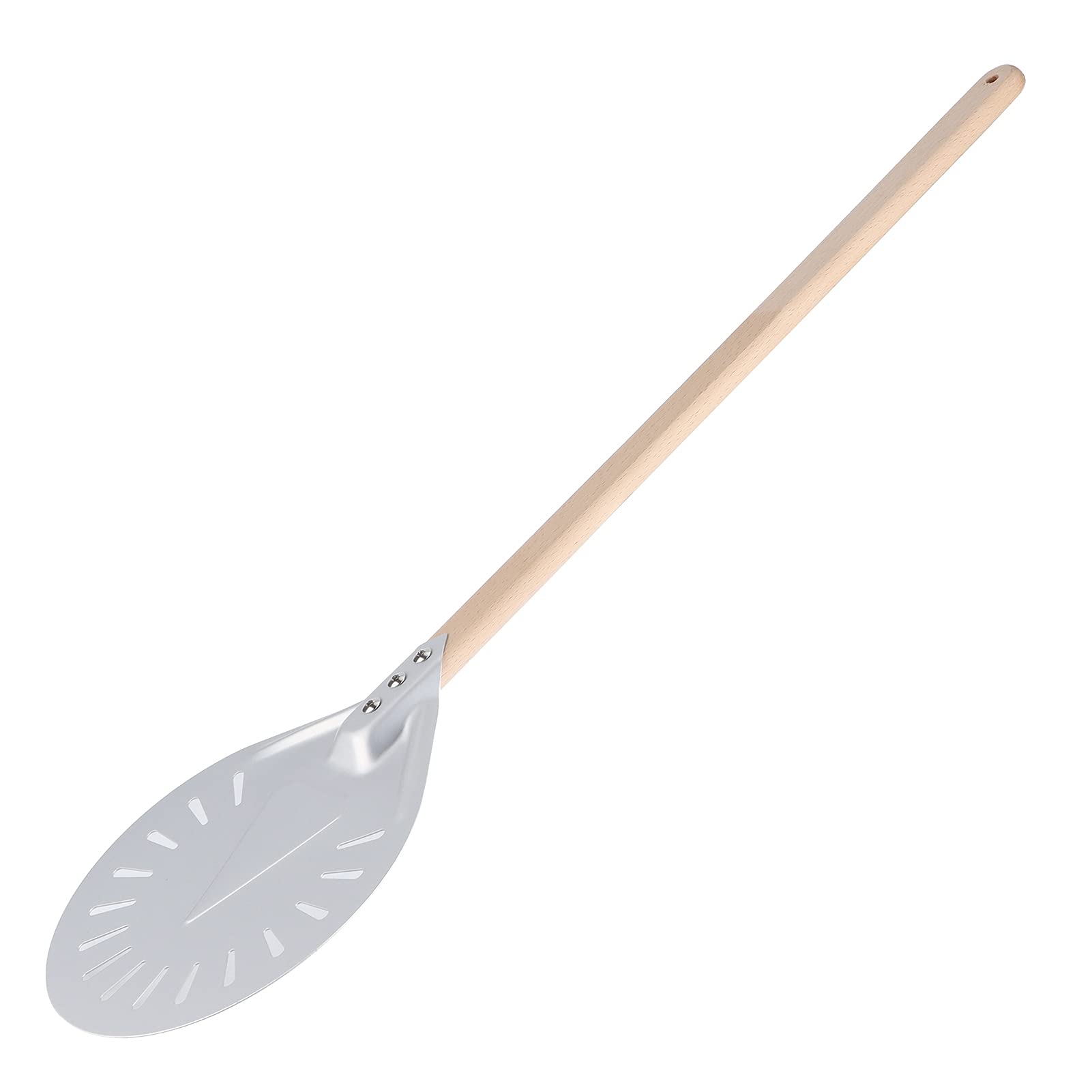 Cryfokt Obieraczka do Pizzy 60 Cm ze zdejmowaną rączką, Obieraczka do Pizzy do Pieczenia, Narzędzie do łatwego Przenoszenia ze Stanowiska Pracy do Piekarnika, Łopatka ze Stopu Aluminium (9-calowa