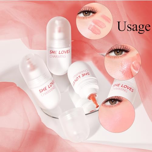 Liquid Blush 20ml Matte Velvet Blush Nude,Long Lasting Colour Mist Blush,Lip and Cheek Blush Tint,Liquid Blush Makeup,Lightweight Moisturizing Beauty Makeup for Cheeks - Image 4