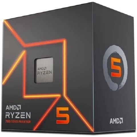 AMD Ryzen™ 5 7600 Desktop Processor (6-core/12-thread, 38MB cache, up to 5.2 GHz max boost) Cover
