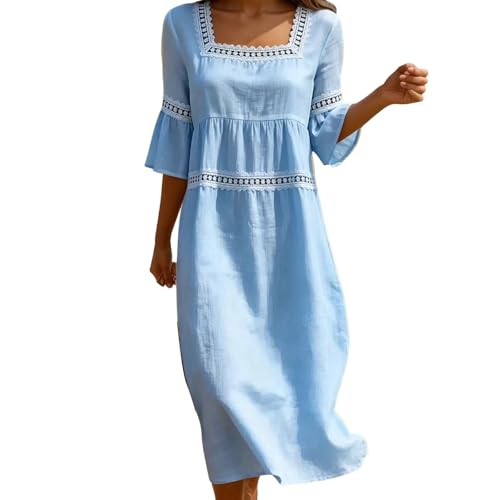Robe chemisier en lin parfaite pour vos journées d'été à la plage ou en ville