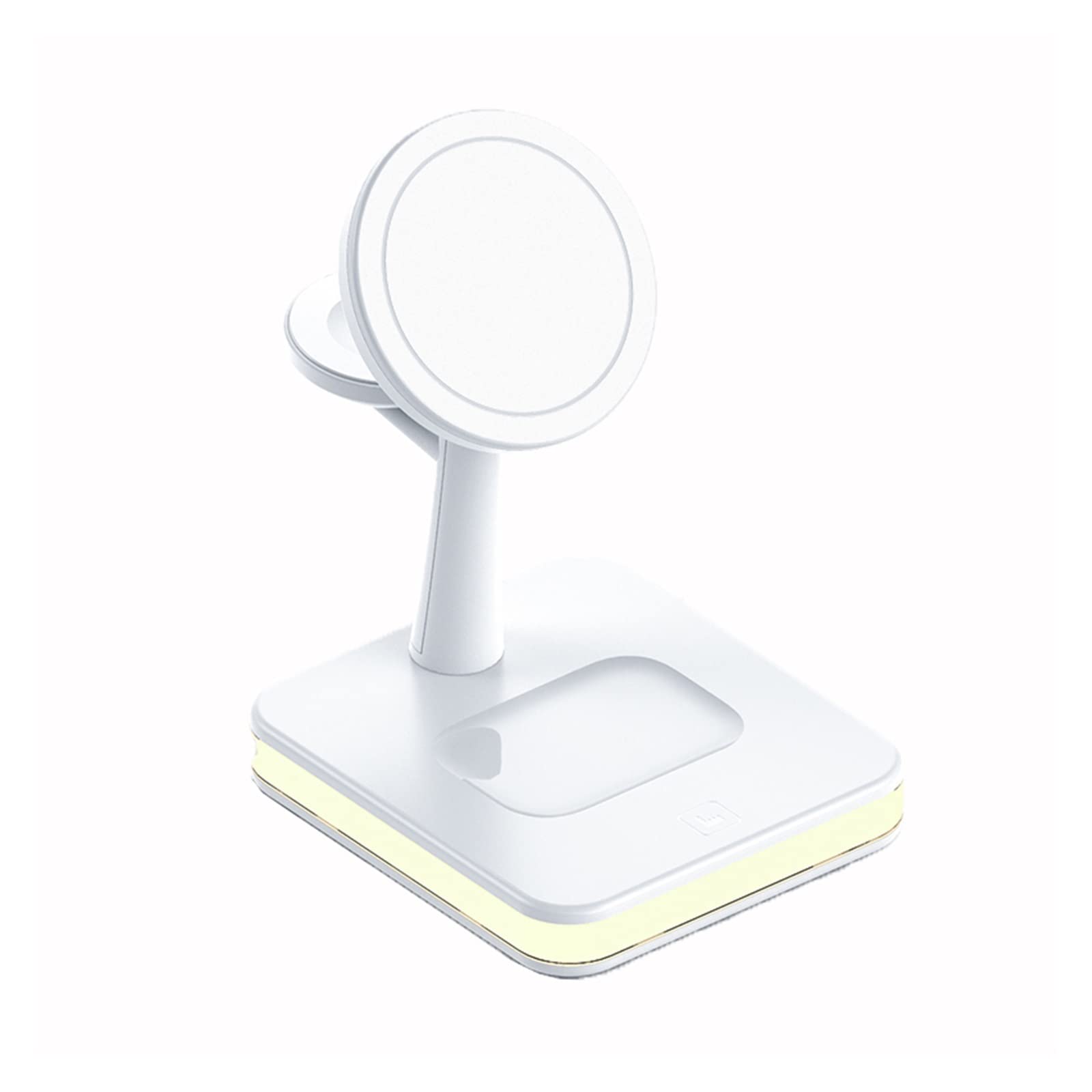 30W 3 en 1 Cargador inalámbrico magnético for la estación de Carga rápida del Auricular Reloj teléfono Macsafe Compacto y Potente(3 In 1-01)