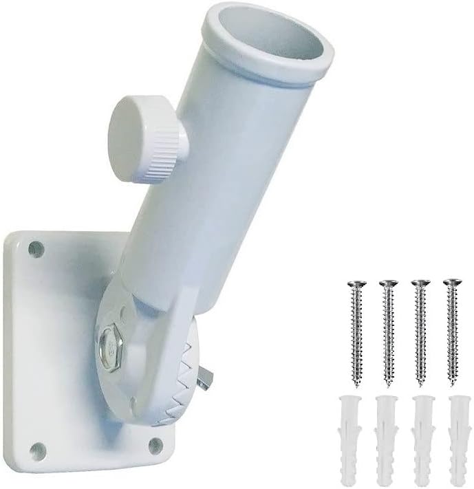 1 Inch Aluminum Wall Mount Flag Pole Bracket Display Flag in Multi- Position Premium Quality Flag Holder Pack of 1
