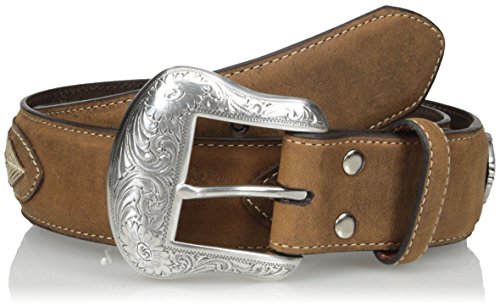 Nocona Men's Brown Overlay String Lace Belt