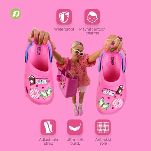 Image of DOCTOR EXTRA SOFT Unisex-Child Kids Classic Ultra Soft Clogs /Sandals with Adjustable Back Strap| Comfortable & LightWeight| Stylish & Anti-Skid| Indoor & Outdoor Casual Sports Mules Boys & Girls D-529