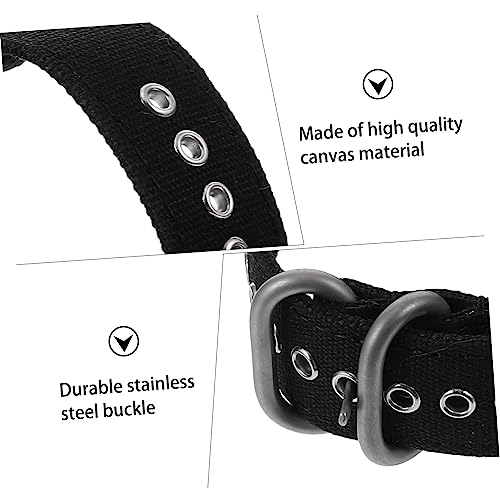 Correa de reloj de lona repuesto de pulsera tejida con hebilla universal 3