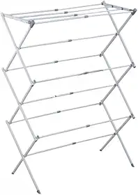 Varal de Chão para Apartamento | Varal Retrátil Portátil e Dobrável | Varal Vertical Extensível e Compacto para Organização