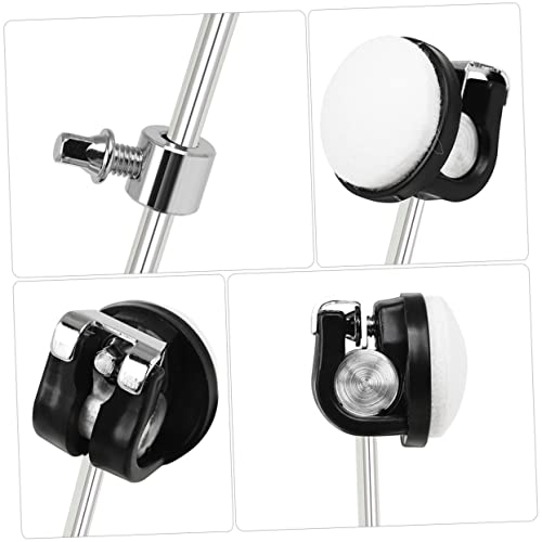 Pedal de bombo profesional con mazo de fieltro para batería miniatura 2