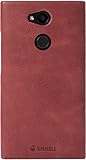 Cuir véritable Krusell 61246 Sunne Coque pour Sony Xperia - Rouge