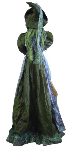Ms Halloween Witch Decoration -Cackels And Eyes Light Up - Almost 4 Ft Tall #TOP3