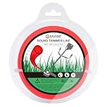 Savior 30M 2mm Strimmer Wire Universal String Trimmer Line Nylon Strimmer Cord 1.2mm 1.6mm 2.0mm 2.4mm 3.0mm Grass Strimming Cable for Garden Weeds Flower Beds (2mm x 30m Round)