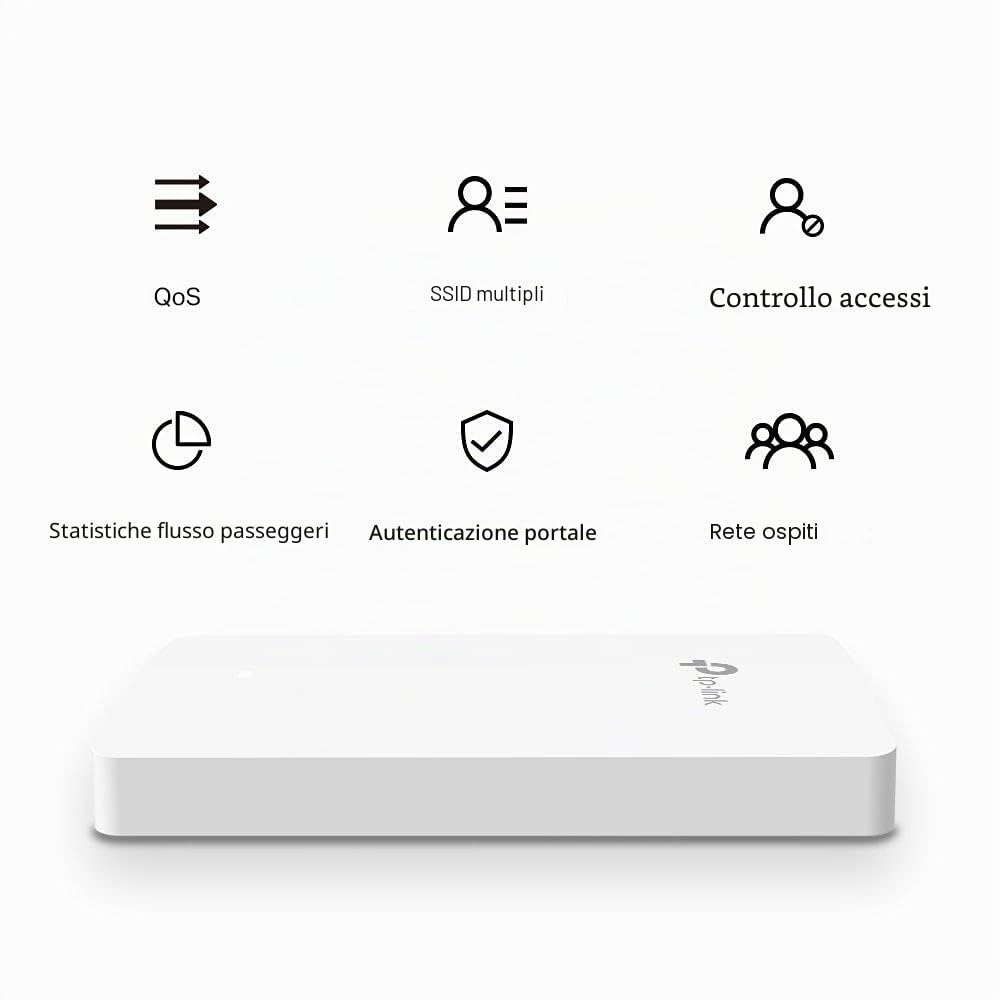 TP-Link AX1800 Dual Band Gigabit Wall Plate Wi-Fi 6 Access Point, Power over Ethernet (802.3 af/at), Requisiti di sistema Microsoft Windows XP/7/8/10 e Vista, Montaggio facile a parete (EAP615-Wall)