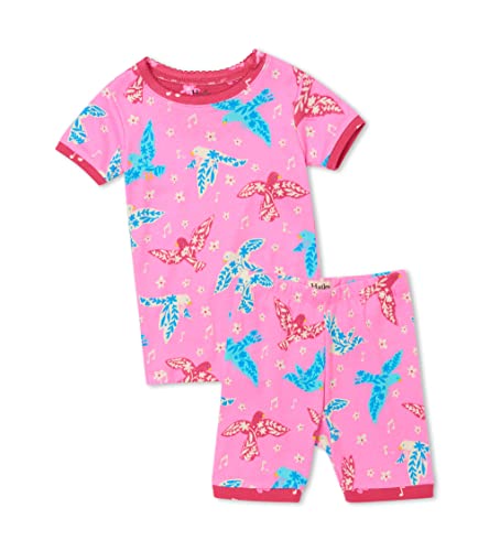 Hatley Girls' Organic Cotton Short Pj Set