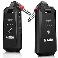 🎸Less Interference: LEKATO WS90 wireless guitar system adopts high quaity chip technology,more stable signal ,High frequency 5.8GHz is optimal for guitars with active or passive pickups, the wireless frequency is approved for use worldwide.less inter...