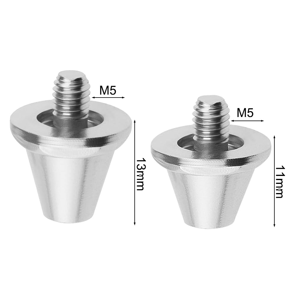 12 Stück Fußballstollen Aus Alu - 11mm & 13mm Mit Schlüssel Für Nike, New Balance